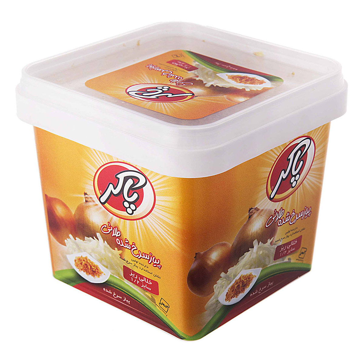 پیاز سرخ شده خلالی ریز 125 گرمی پاکر - Image 2