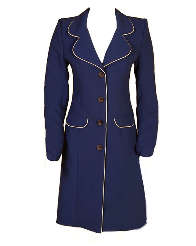 مانتو شلواراداری کرپ Minel - Image 2