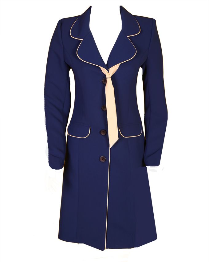 مانتو شلواراداری کرپ Minel - Image 3