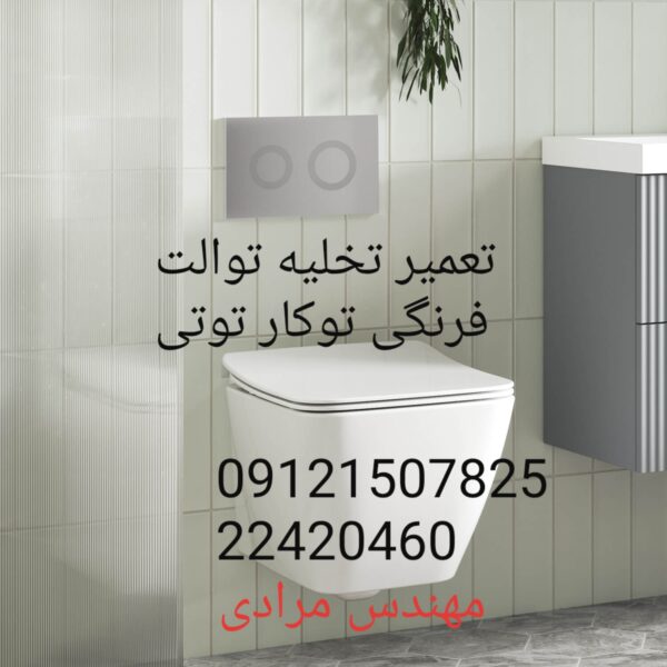 فروش_خدمات و تعمیر فلوتر فلاش تانک توکار توتی toti 22414950 - Image 2