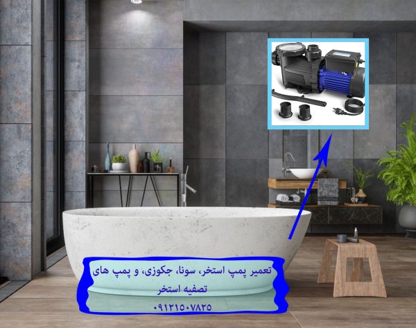 تعمیر پمپ استخر، سونا، جکوزی، و پمپ های تصفیه استخر 09121507825 // 22708974
